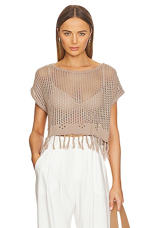 BLACK Crochet Top Bobi