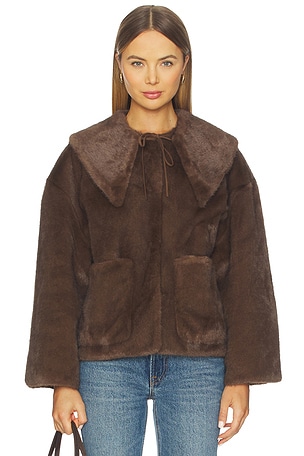 Jacquie Fake Fur Jacket By Malene Birger