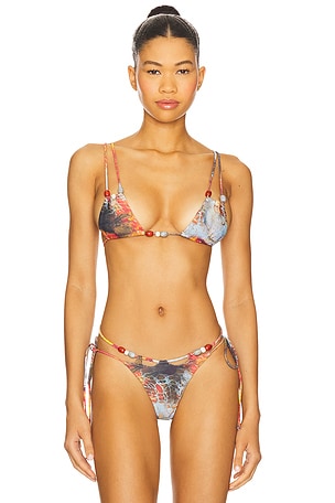 Double Strap Bikini Top Jaded London