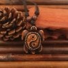 Wood look Sea Turtle Necklace - Image 3