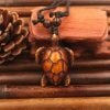 Wood look Sea Turtle Necklace - Image 5