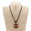 Wood look Sea Turtle Necklace - Image 2