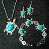 Island Turtle Pendant Necklace Earring Bracelet - Image 4